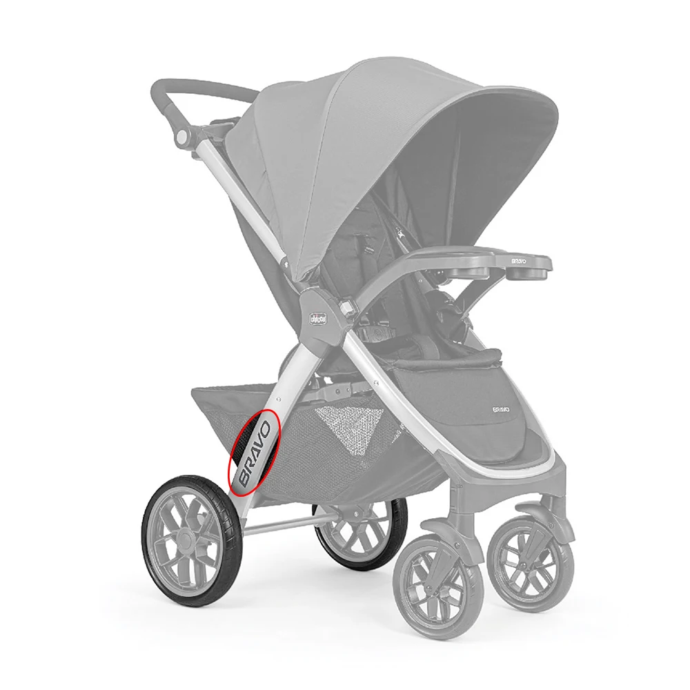 リアタイヤ-chicco-bravo-バックホイール用カスタム-pu-チューブレス全地形タイヤカバー完璧な交換用ベビーバギーアクセサリー