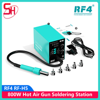 RF4 RF-H5 800W Fast Hot Air Gun Soldering Station Digital Display BGA Rework Station for PCB Chip Repair Fast Desolderin Tool