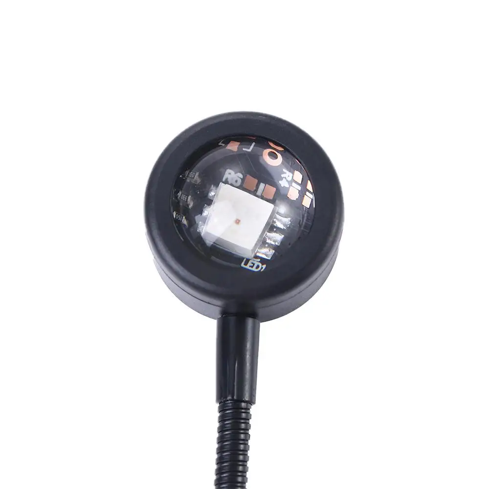Shop Wall USB Powered Home Decoration Atmosphere Night Light Rainbow Projector Lamp Photography Background Lights Sunset Lamp