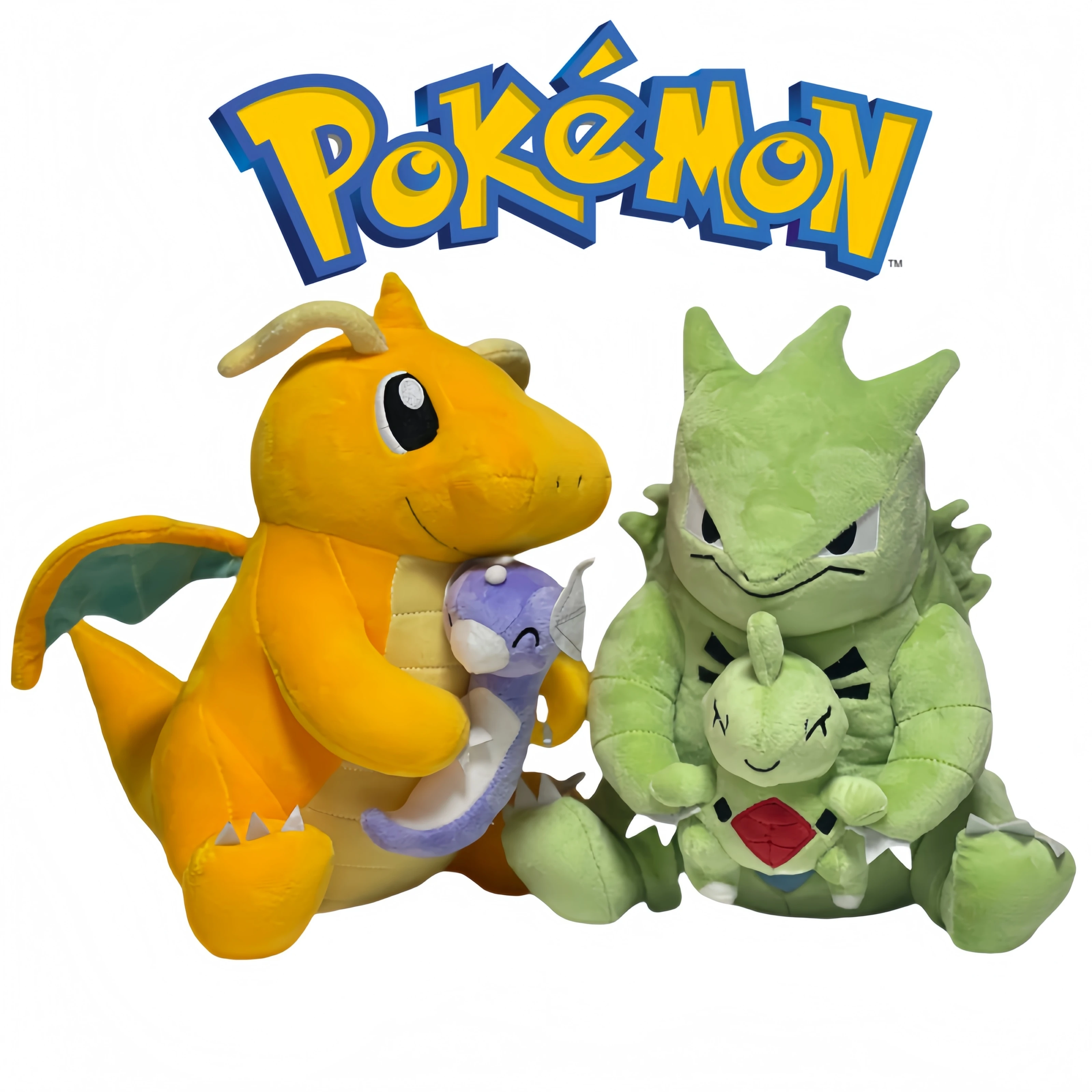 

Pokemon Peluches Pikachu Plush Charizard Dragonite Holding Dratini Stuffed Doll Larvitar Peluche Toys Hobbies Exquisite Gifts