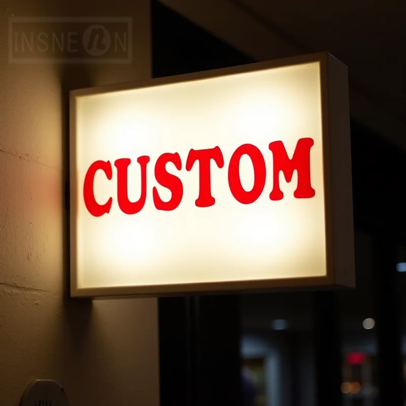 Waterproof Custom LED Light Box for Business Outdoor Signage Acrylic Double Sided Storefront Wall Hanging Display