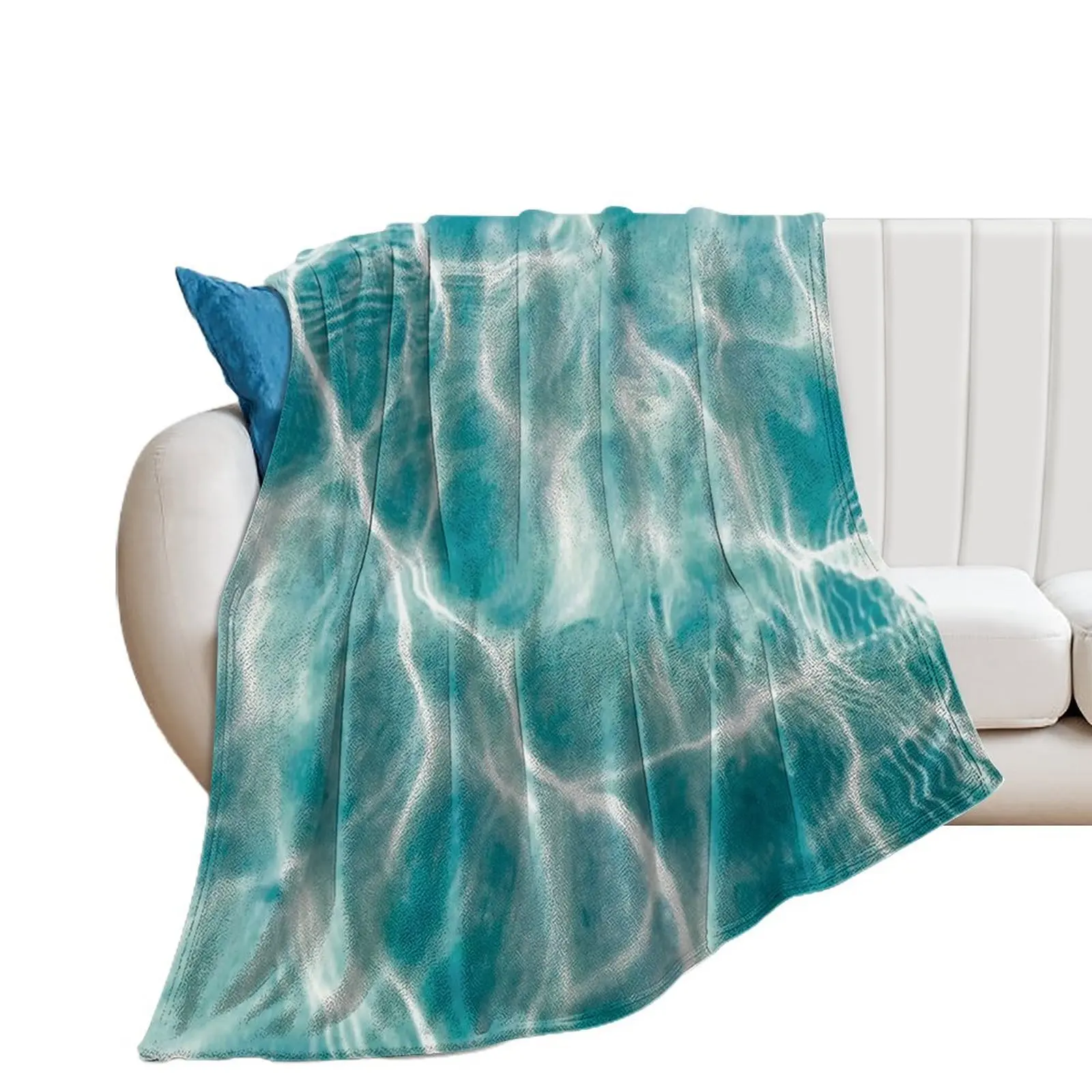 Waves are mine, My photography ,Summer is my season Throw Blanket Sofa Quilt wednesday Sofa Blankets