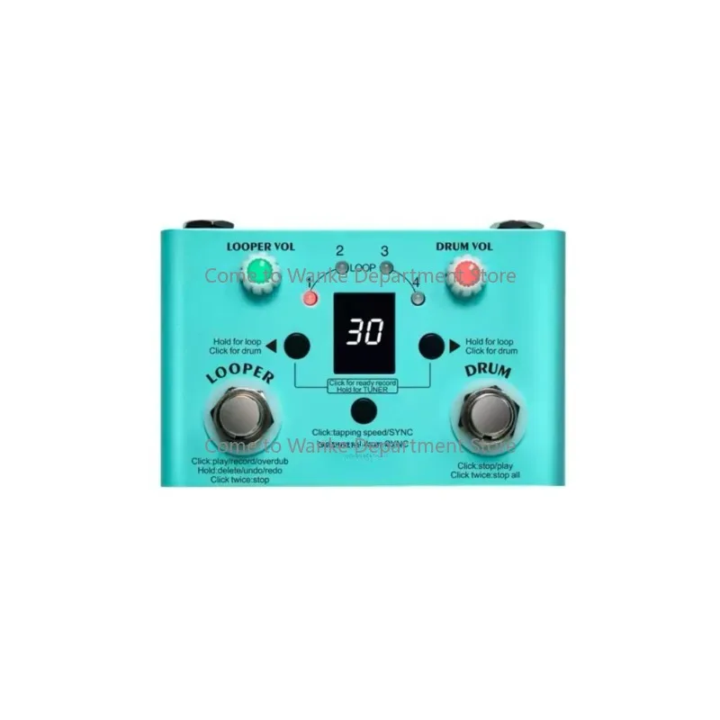 

Wholesale M-VAVE/M VAVE Cycle/Cycle Drum Machine Pedals with Tuner Guitar Processor Electric Guitar Effects Pedals for Pedals