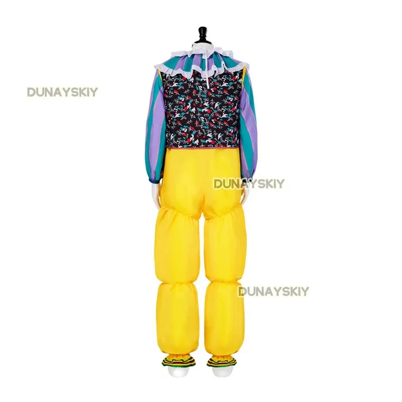 2025 22 Stephenn It Pennywise disfraz de Cosplay del rey payaso Yellowe Joker Evil Horror Terror abrigo de Halloween prendas de vestir traje elegante