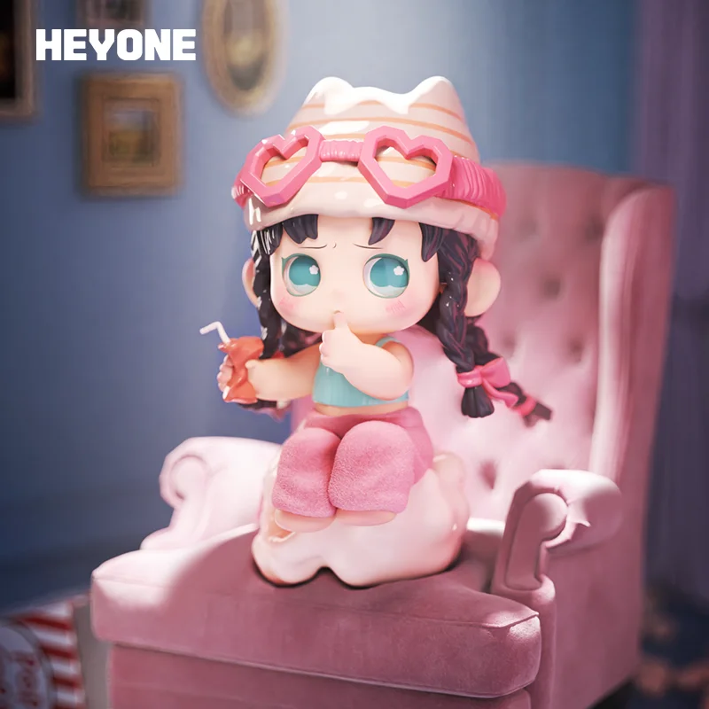 

New Product In Stock Heyone Oona Pink Anniversary Series Trendy Handmade Blind Box Desktop Ornament Girl Surprise Gift