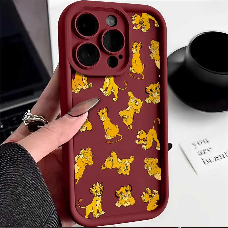 Hot Cartoon Disneies The Lions Kings Simbas Phone Case for Google Pixel 9 8 7 8A 7A Pro XL 4G 5G Soft Silicone TPU Back Cover