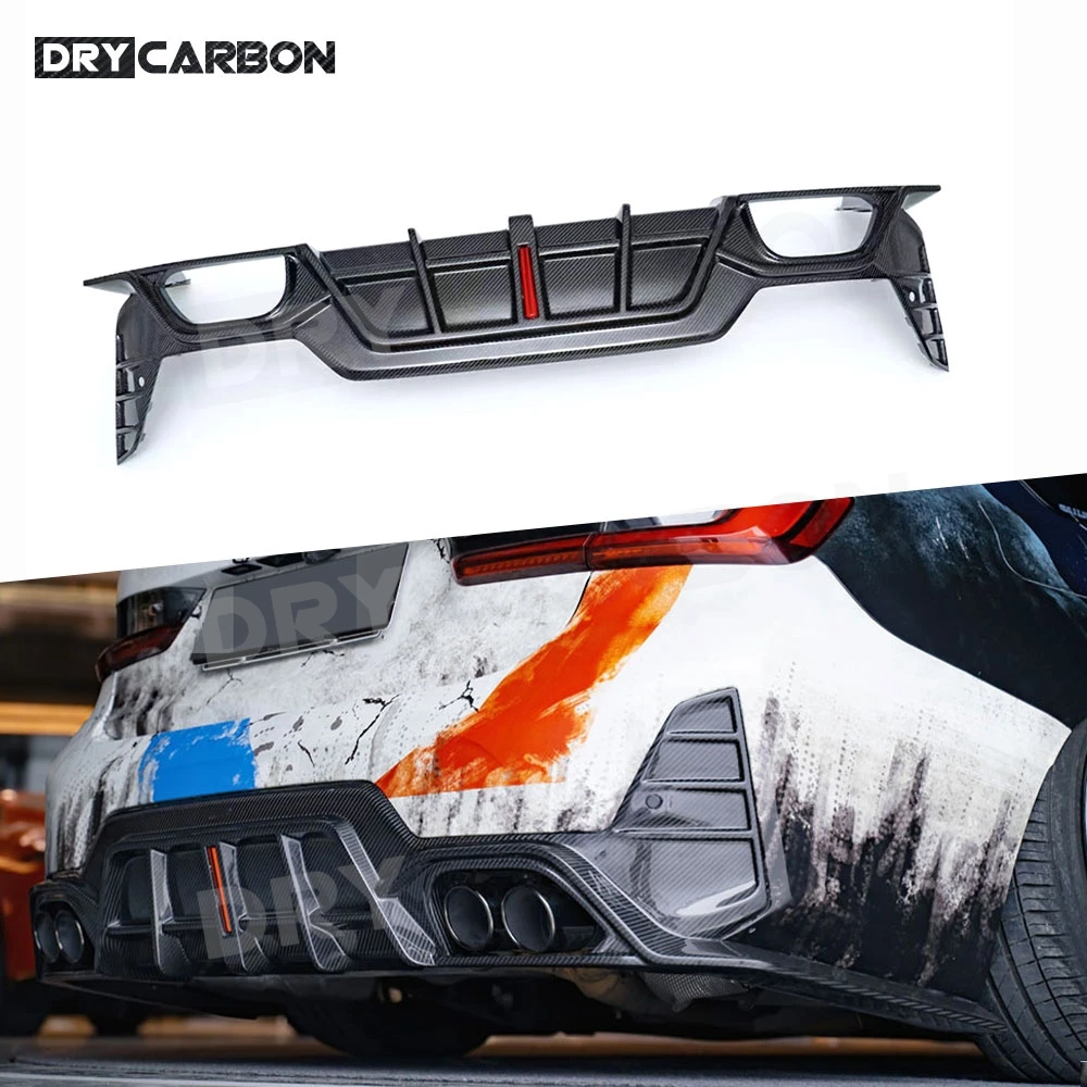 

Dry Carbon Fiber Rear Bumper Spoiler Rear Lip Rear Spoiler For BMW G20 M3 CMST Sport 2023+ C Style Body Kits Spoiler Guard FRP