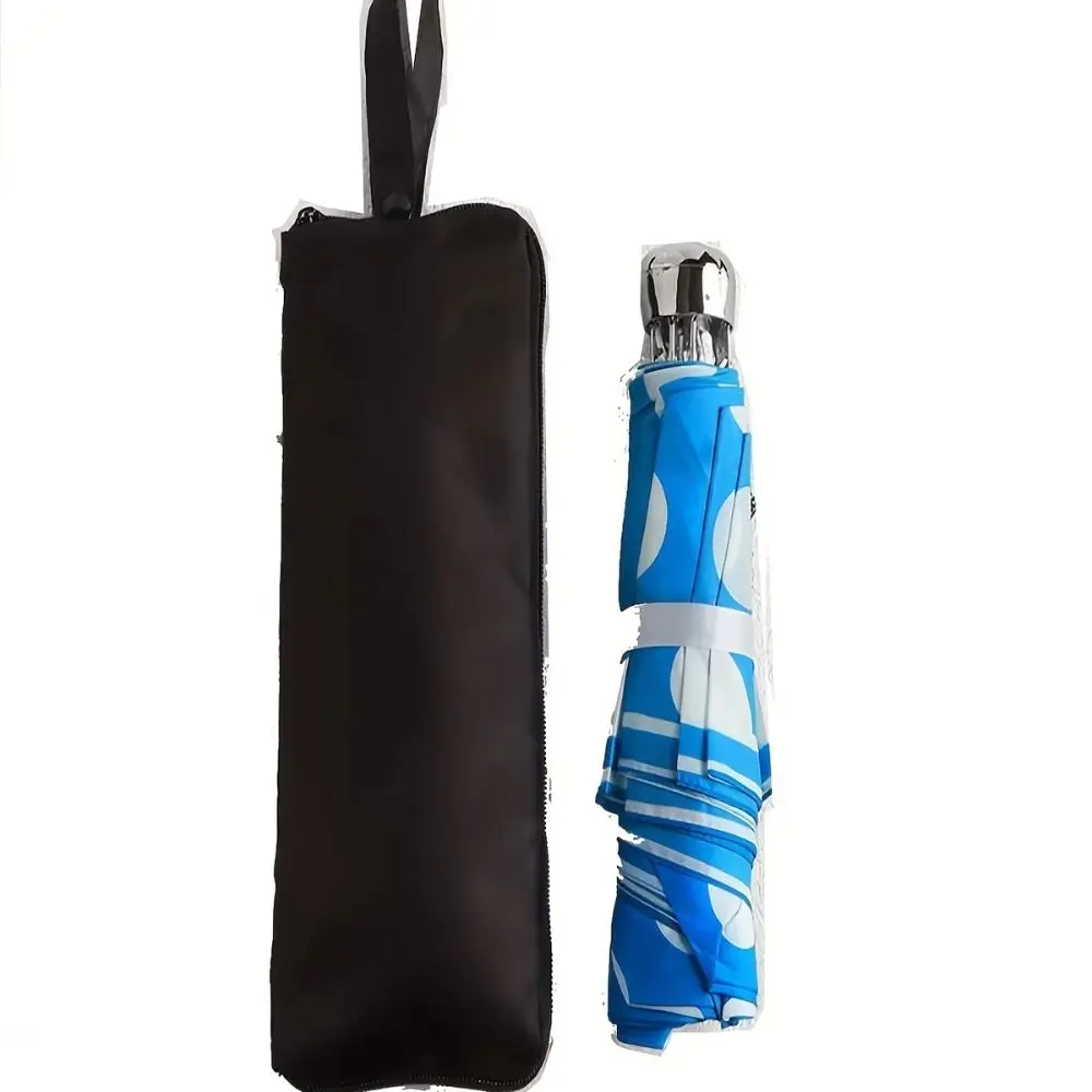 Waterproof Oxford Umbrella Storage Bag Hand Strap Microfiber Lining Folding Umbrella Holder Absorbent Foldable