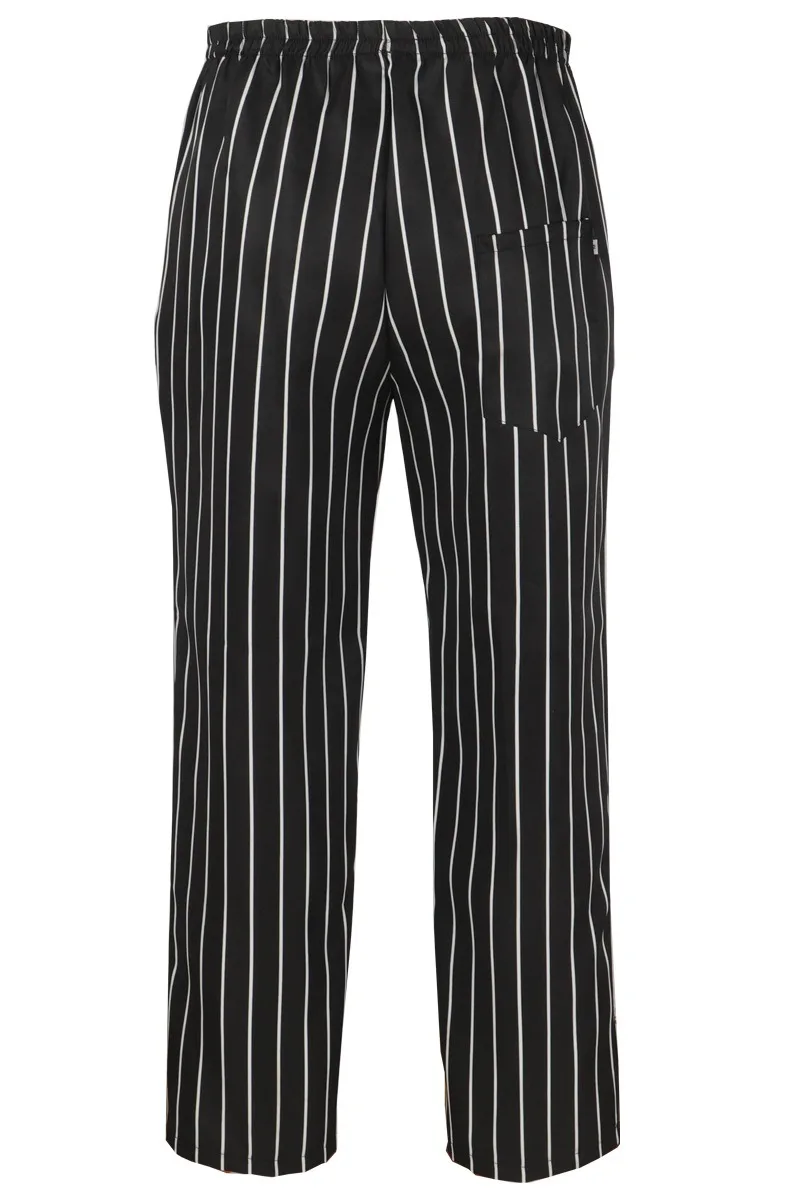 シェフパンツ エクストラワイド エラスティックウエスト ゼブラプリント レストラン キッチン ワークパンツ 男女兼用