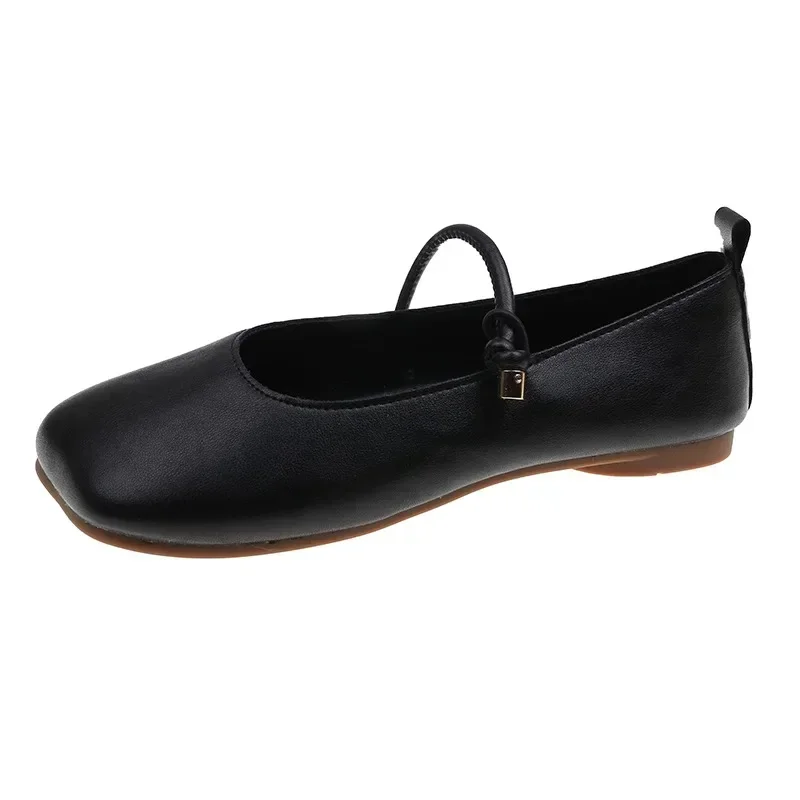 Mary Janes Square fur s Flats pour femmes, Slip-on Soft Astronomical Light Shoes, Soft Parker, Mode féminine, 2024