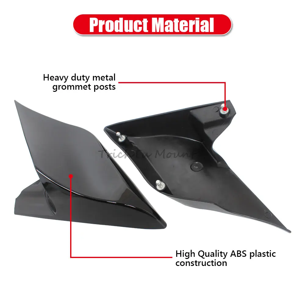 غطاء جانبي ممتد للدراجة النارية من بلاستيك ABS لدراجة Harley Touring Road King Electra Street Road Glide Ultra CVO 2009-2013