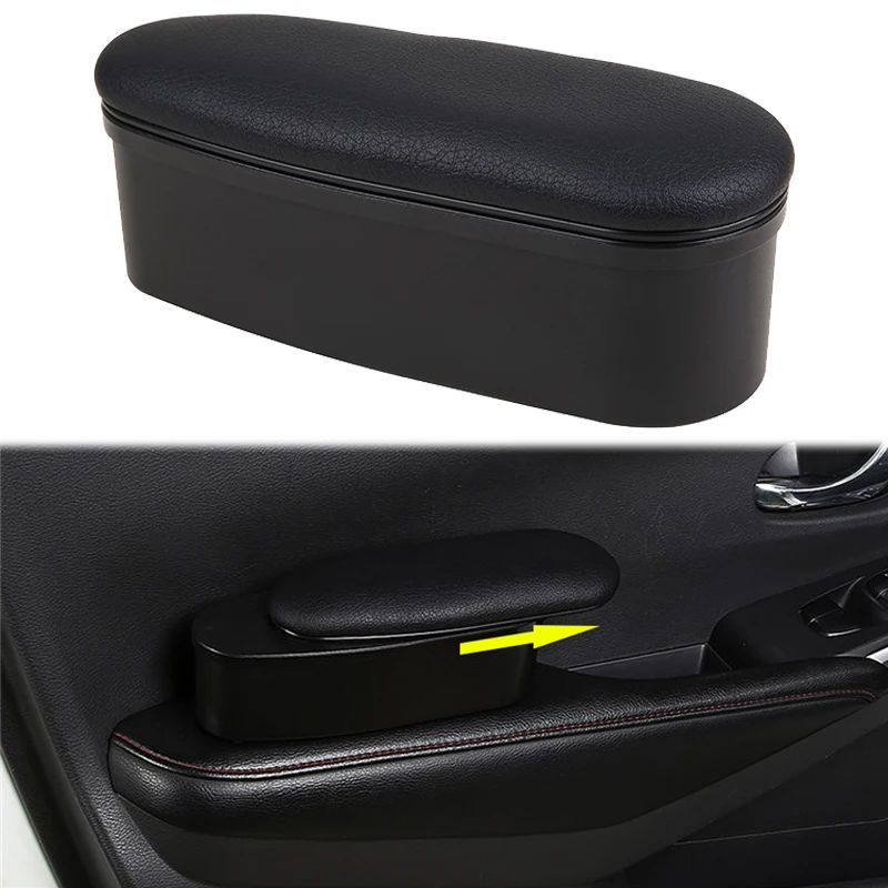 

Universal Storage Armrests Car Door Leather Ergonomic Armrests Auto Interior Parts Arm Elbow Support Arm Heightening Pad for Car