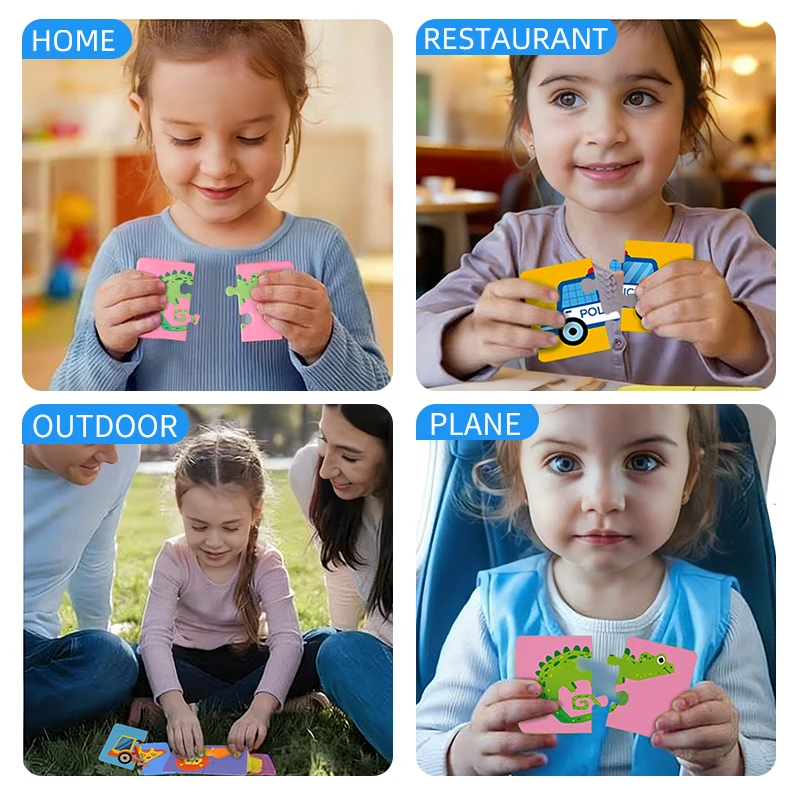 Grube puzzle dla maluchów |   Duże puzzle edukacyjne dla najmłodszych dzieci |   Gra edukacyjna dla przedszkolaków i prezent urodzinowy