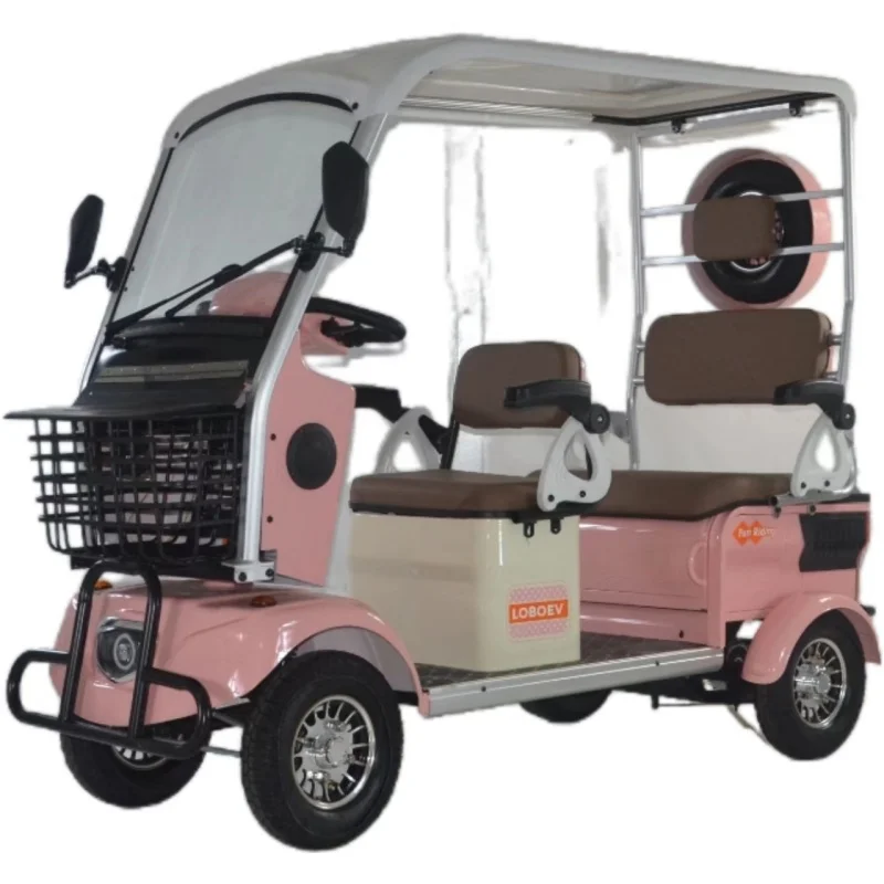 Hot Sale Electric Sightseeing Car, Four-wheel Golf Cart, Scenic Tourist Reception Car Leisure Four-wheels
