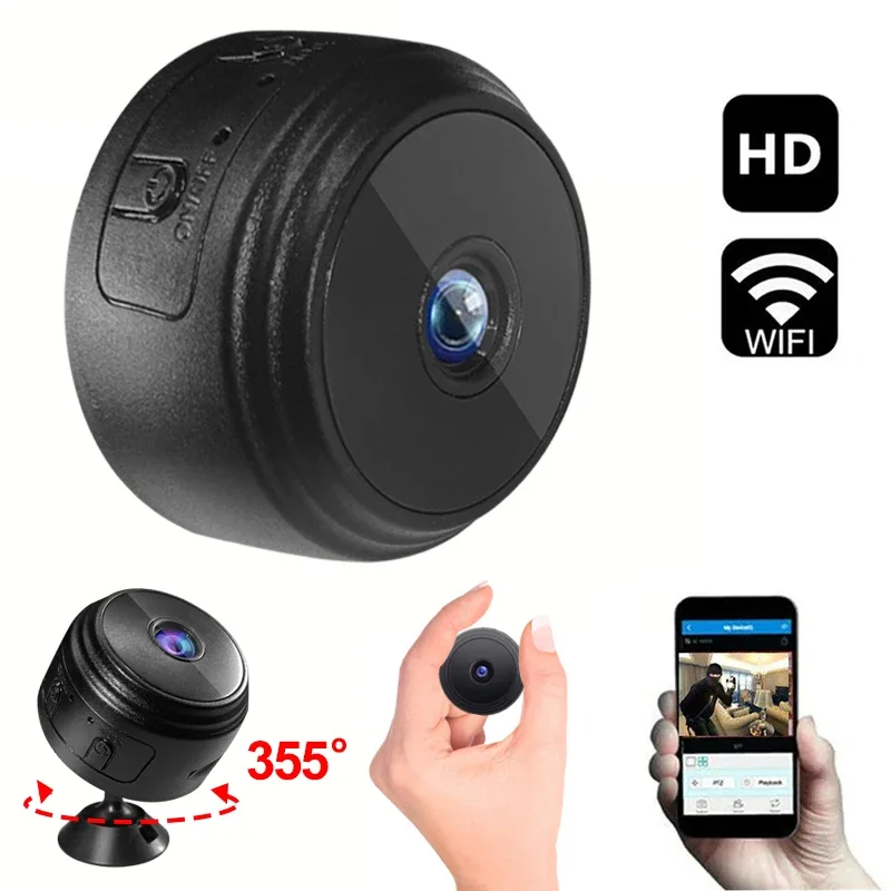 A9 Mini HD WiFi IP Camera Smart Home Security Monitor Support Mobile App Remote Real-time View