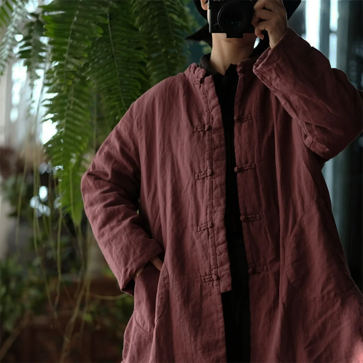 

Женская стеганая легкая куртка, свободная повседневная верхняя одежда в стиле ретро, Рами-лягушка на пуговицах, костюм Тан в китайском стиле, осень-зима