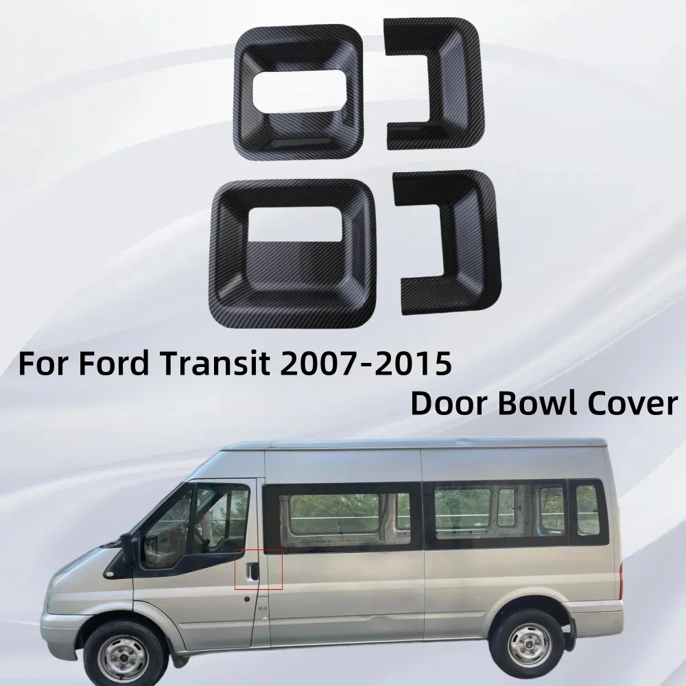 

Door Bowl Cover For Ford Transit 2007 2008 2009 2010 2011 2012 2013 2014 2015 Car Stickers Cars Accessories ABS plastic