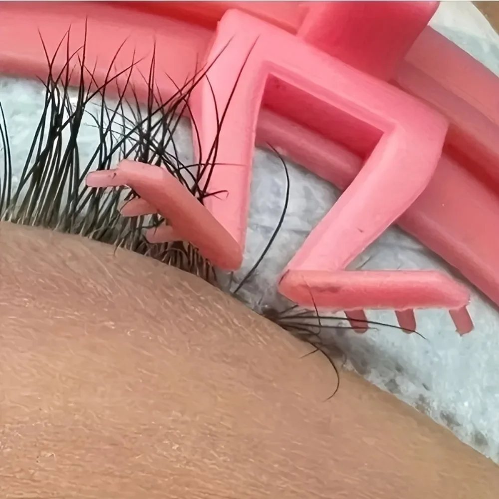 Separatore per ciglia Estensione per ciglia Accessori per sollevamento ciglia Cuscinetti in silicone riutilizzabili Strumenti per trucco professionale per ciglia per principianti