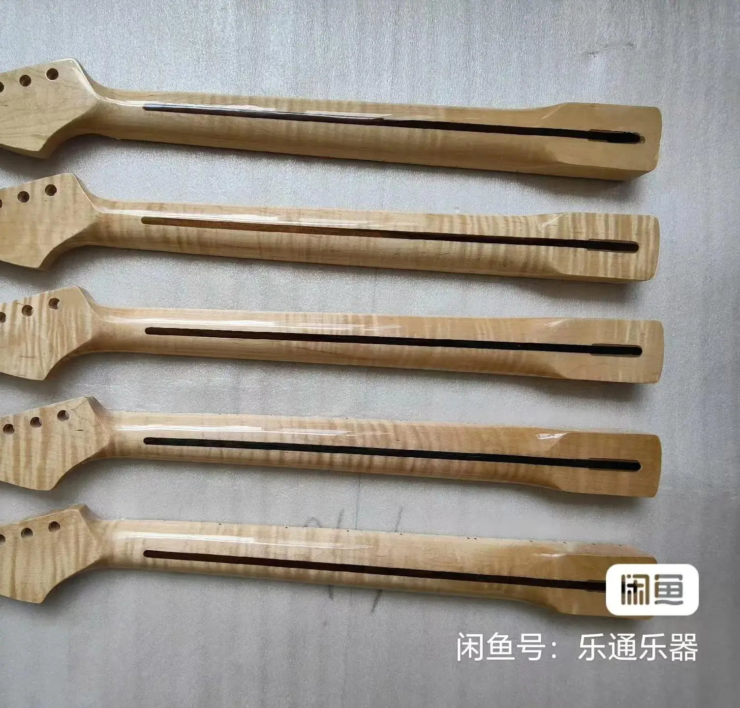 5A tiger electric guitar neck one Canadian maple 21 products, beef bone string pillow knob aperture 10mm tail size 5.55-5.6cm