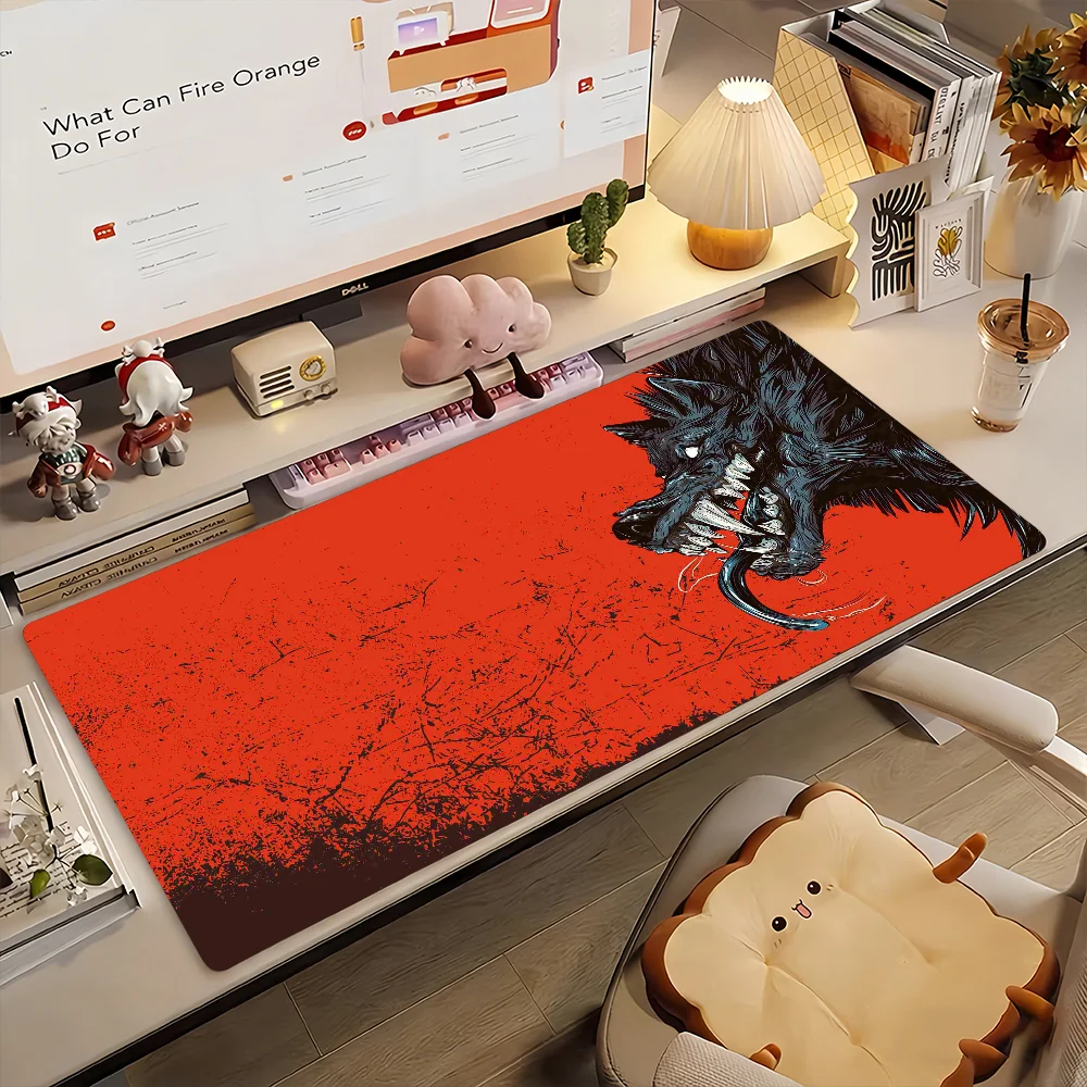 Art Wolf Mouse Pad Computer Laptop Rubber Non-slip Mouse Mat Mousepad Gamers Decoracion Desk Mat