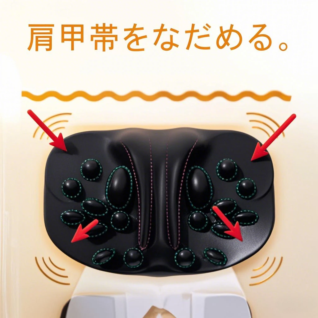 

Scapula Massager Relax Promote Blood Circulation Scapula Stretching Muscle Relaxer Acupoint Point Massager Pillow HealthBenefits