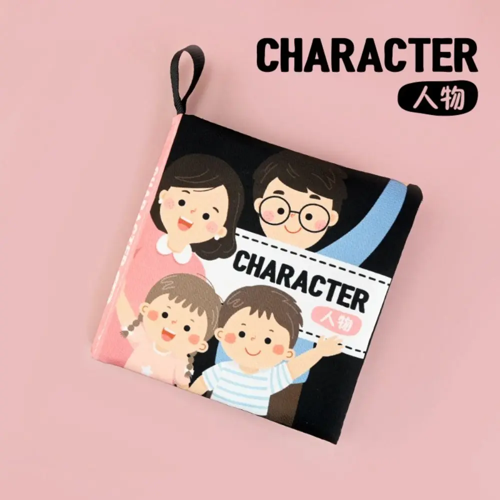 

Interactive Baby Cloth Book Not Be Torn Interesting Baby Words Book Early Learning 0-36Month Soft Infant Book Kids Gifts