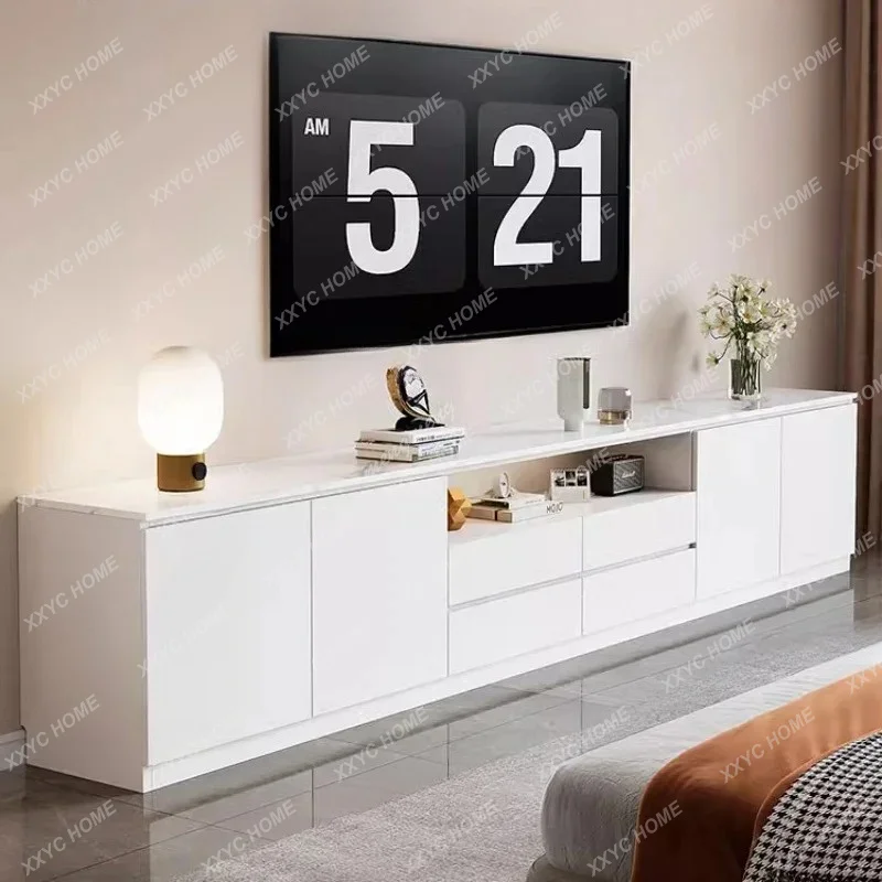 

​​ Solid Wood TV Stand Modern Minimalist Low Cabinet Space Multi-Size Storage Drawers Living Room Bedroom Furniture