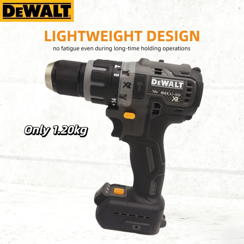 

DEWALT DCD791 Компактная аккумуляторная дрель Бесщеточный двигатель Дрель Отвертка Многофункциональный привод Домашние перезаряжаемые электрические инструменты