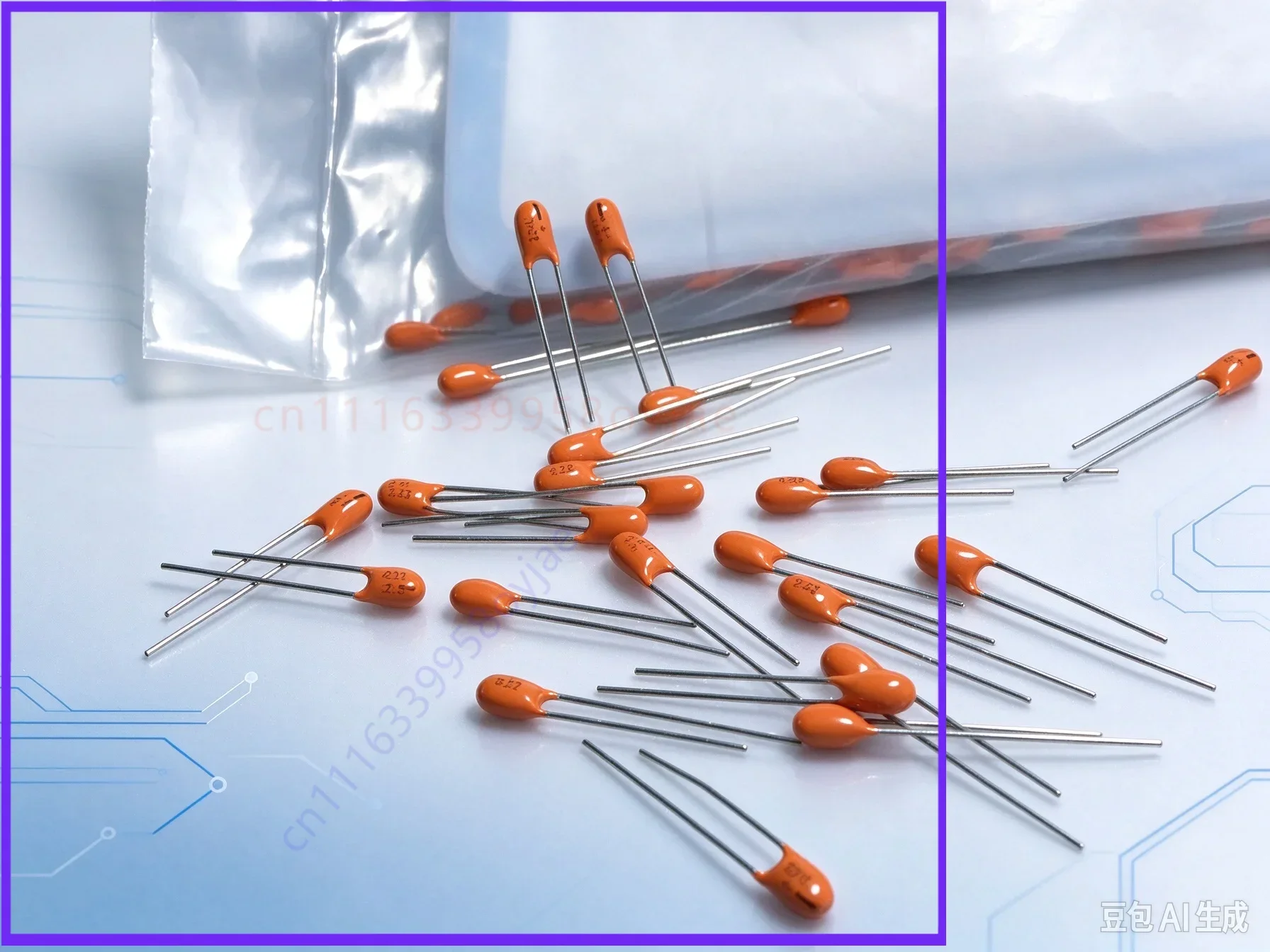 Vintage for SPRAGUE 0.22UF 35V Tantalum Capacitor 3mm Pin  200pcs