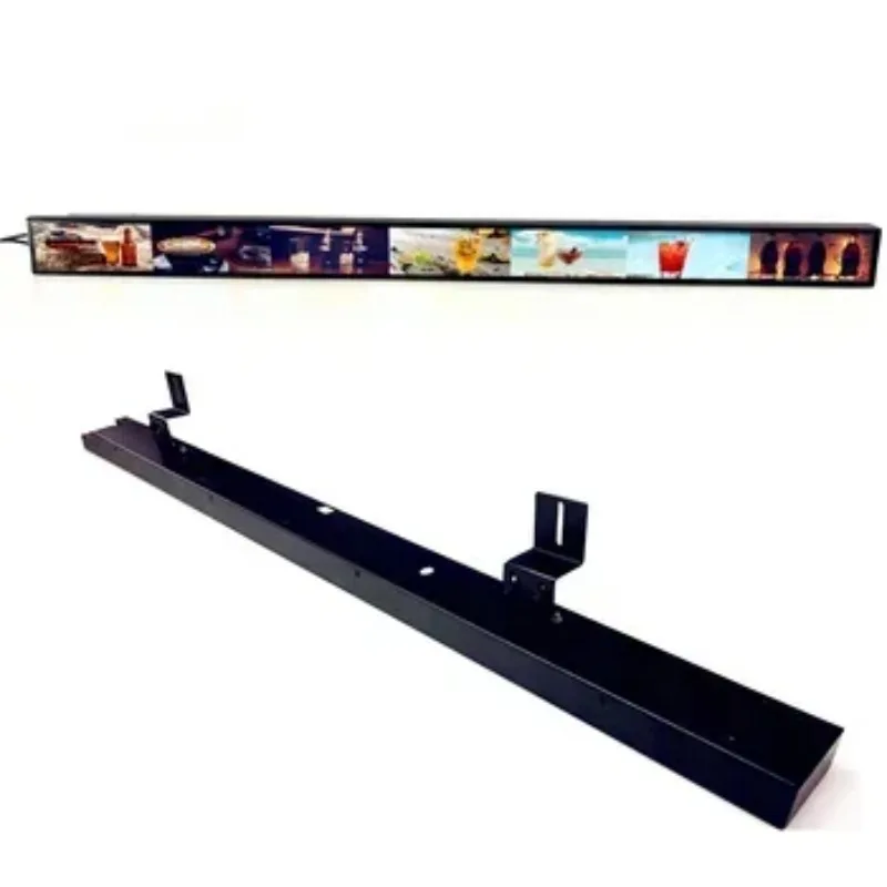Best 35-Inch DV350FBM-N10 Android 9.0 Super Thin Display Advertising Machine Stretched Bar LCD Monitor For Supermarket Video Kio