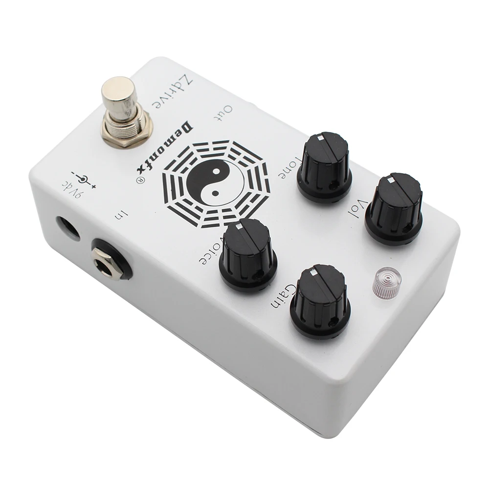 Demonfx-Pedal de efecto de guitarra Zdrivee de alta calidad, Boost Overdrive con True Bypass clon Zendrive