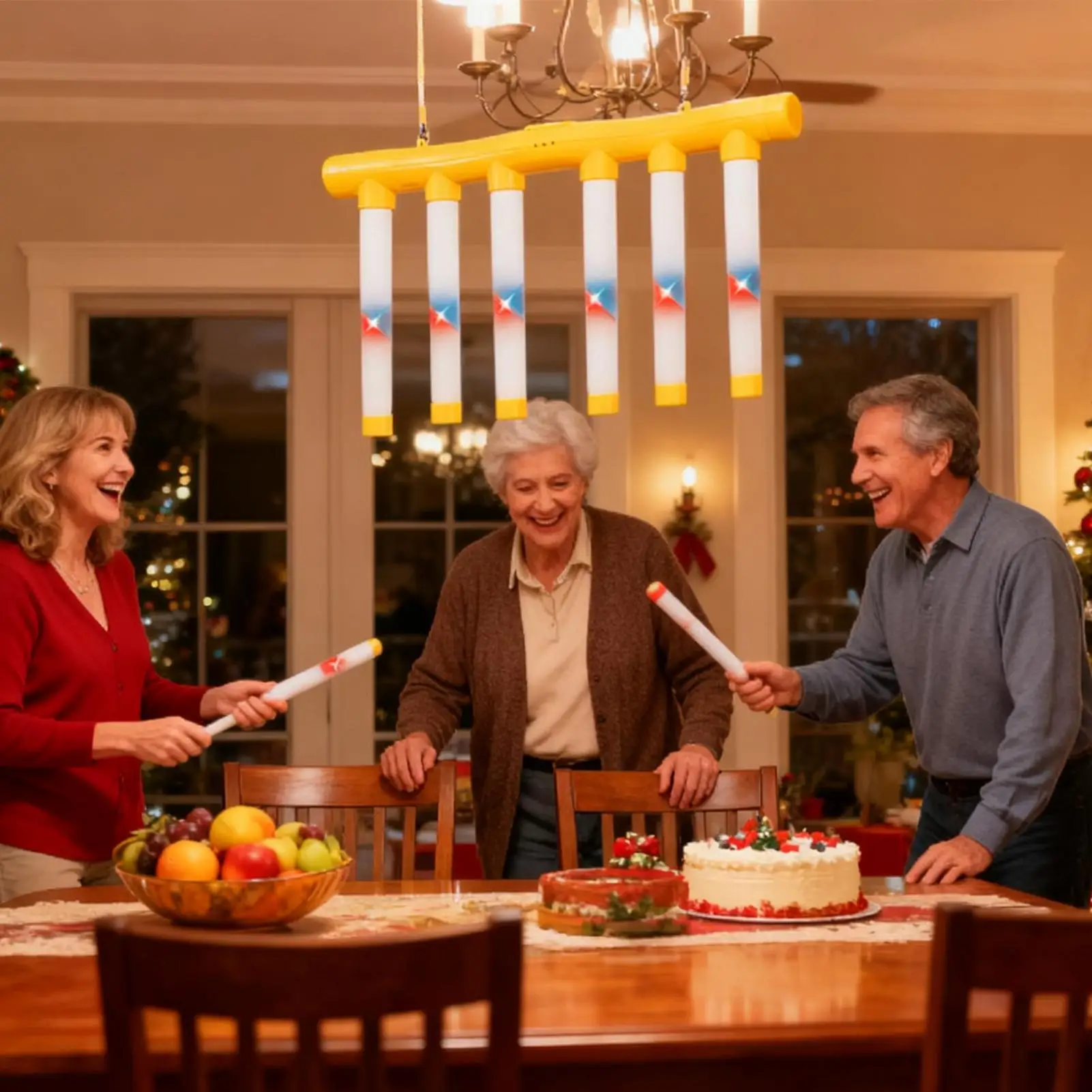 

Reflex Sticks Challenge Game Travel-Friendly With Remote-Control And Colorful Light Hand Eye Coordination Reflex Training Toy