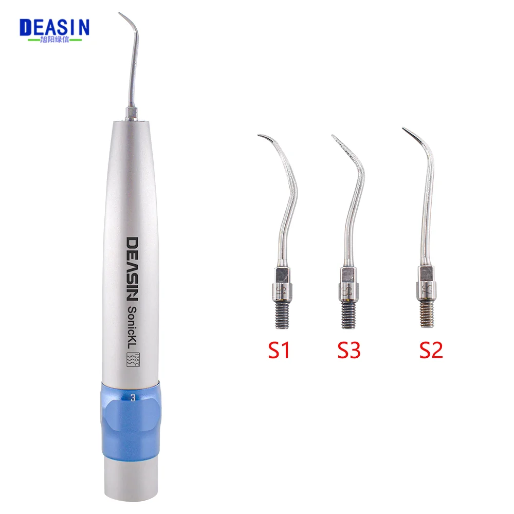 Oral Tool Whitening Dental Sonic Ultrasonic led Cleaning Air Scaler Handpiece Series With 3 Scaling Tips For 6 Hole Kavo Coupler