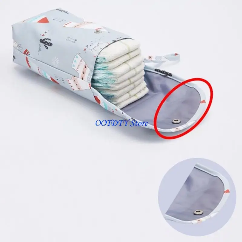 367A Portable Infant Diaper Storage Bag Oxfords Materials Waterproof Designs