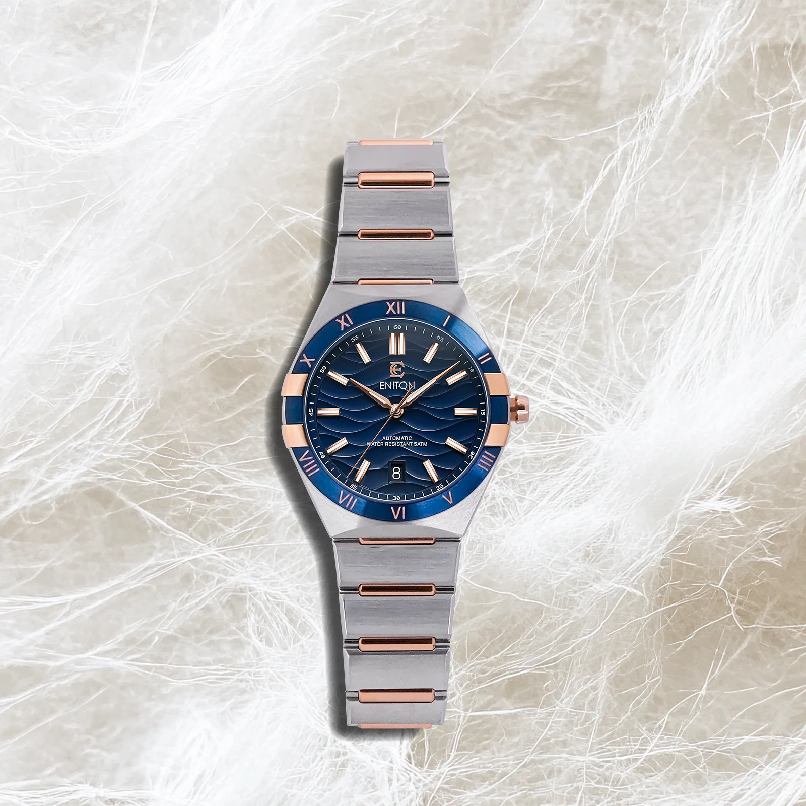 

ENITON 40mm Business NH35 Movement High Quality Sapphire Glass mechanical watch Luxury Luminous Waterproof man watches