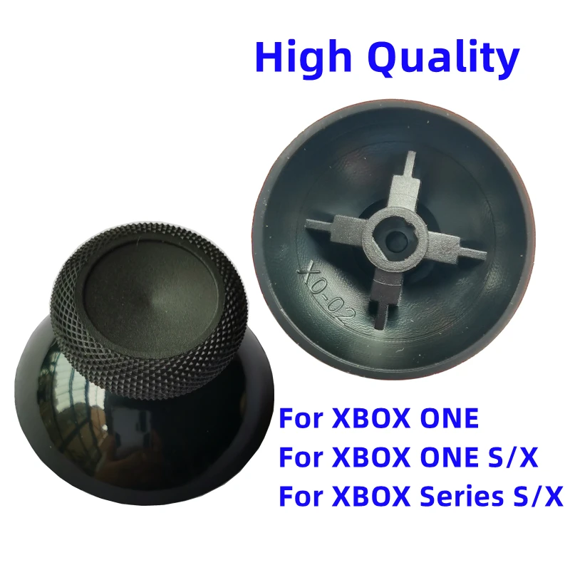 100PCS 3D Analog Thumb-Sticks Kappen für XBox One Serie X S XSS XSX Controller Analog Thumbsticks Pilz Griffe Abdeckung schwarz – Detail 2