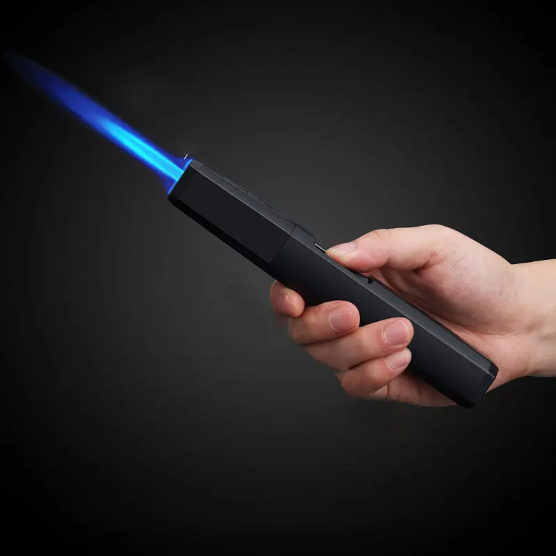 2026 HONEST-Windproof Metal Torch for Outdoor Barbecue, High Temperature, Adjustable Cigar Lighter, Kitchen, 1300 °, 2024