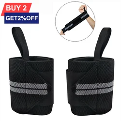 1 paio di bende regolabili braccialetti per sollevamento pesi protezione per il polso supporto per tutore COYOCO Brand Professional Sports Grey