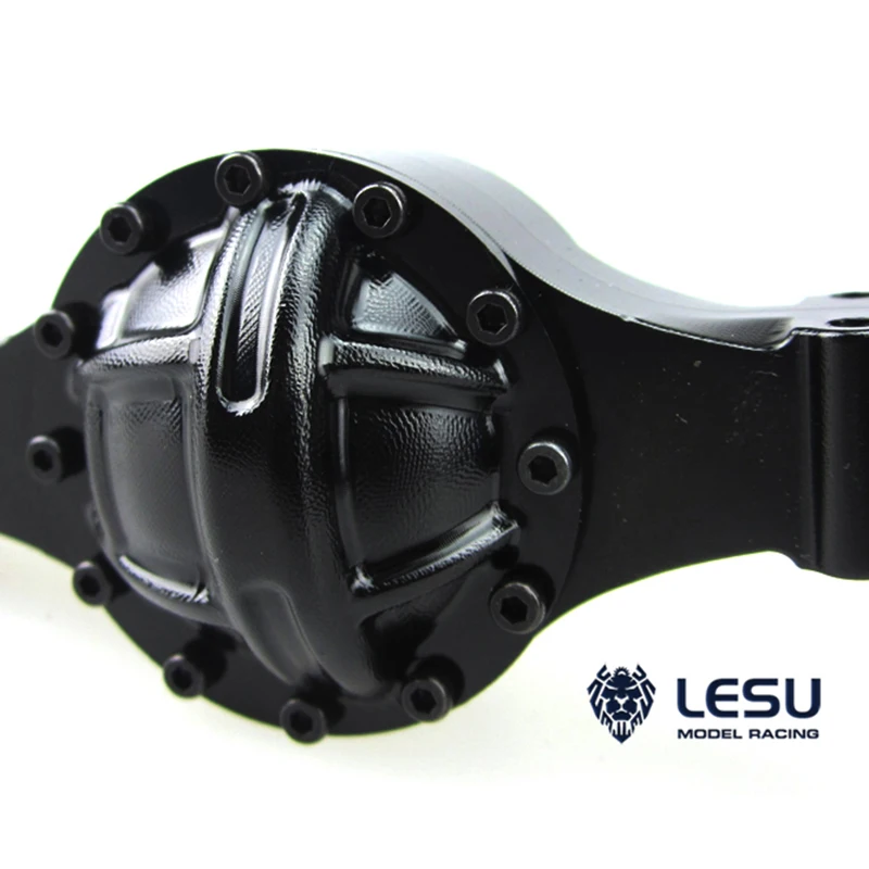 LESU Metal Differential Rear Axle for 1/14 TAMIYA RC Tractor Truck Scania Benz Remote Control Hydraulic Dumper Tipper Toys