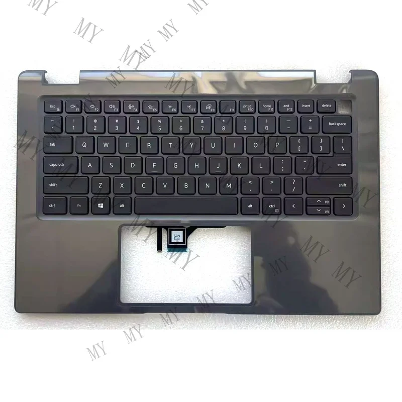 TT  New Palmrest Upper Case US Backlit Keyboard For Dell Latitude 3440 E3440 0R2DCD