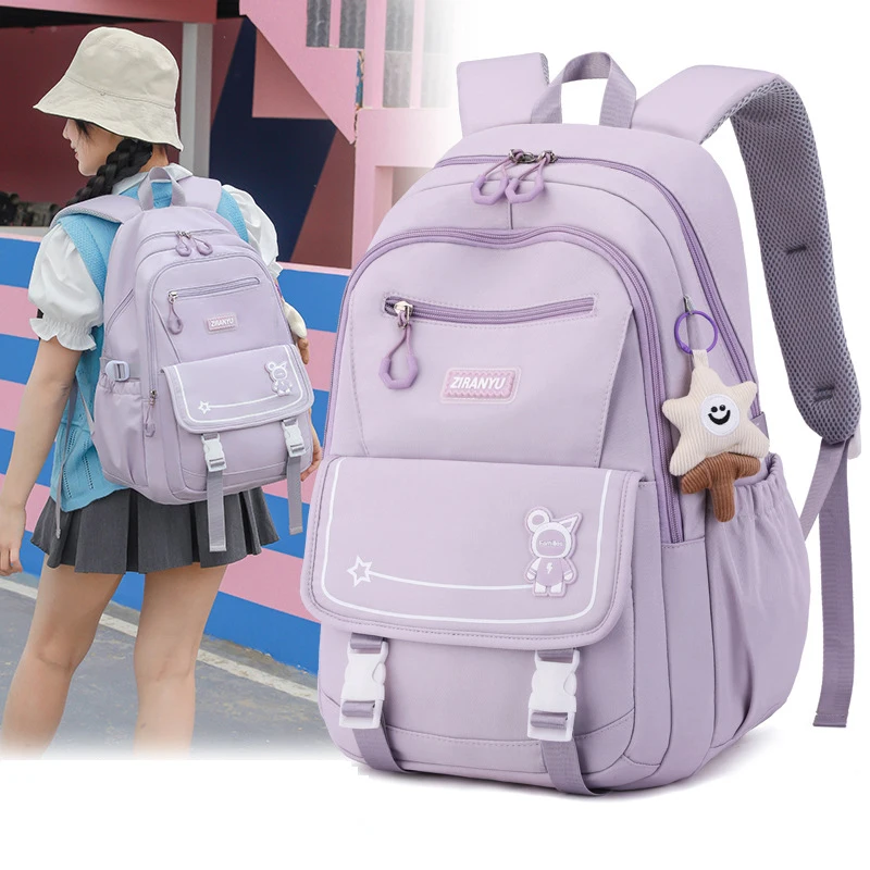 School Backpacks For Girls Large Capacity Women's Backpacks Lightweight Travel Bag Universal Simple School bag Student Backpack