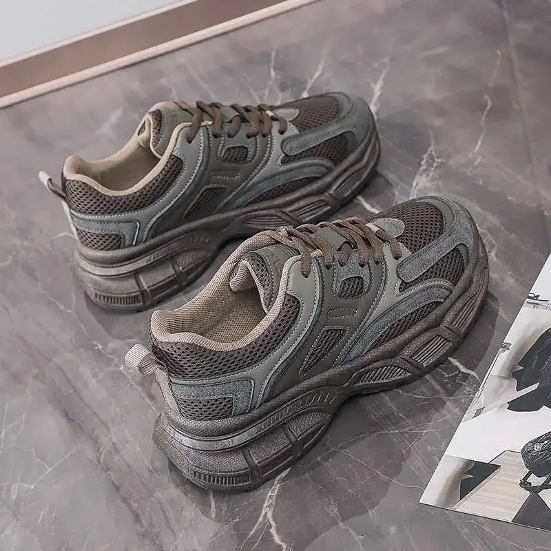 

Женское платье на каблуке на платформе с резиновой подошвой и круглым носом. Купить кроссовки. Женская обувь на платформе. Спортивная обувь Sapatos Shors Exerciser.