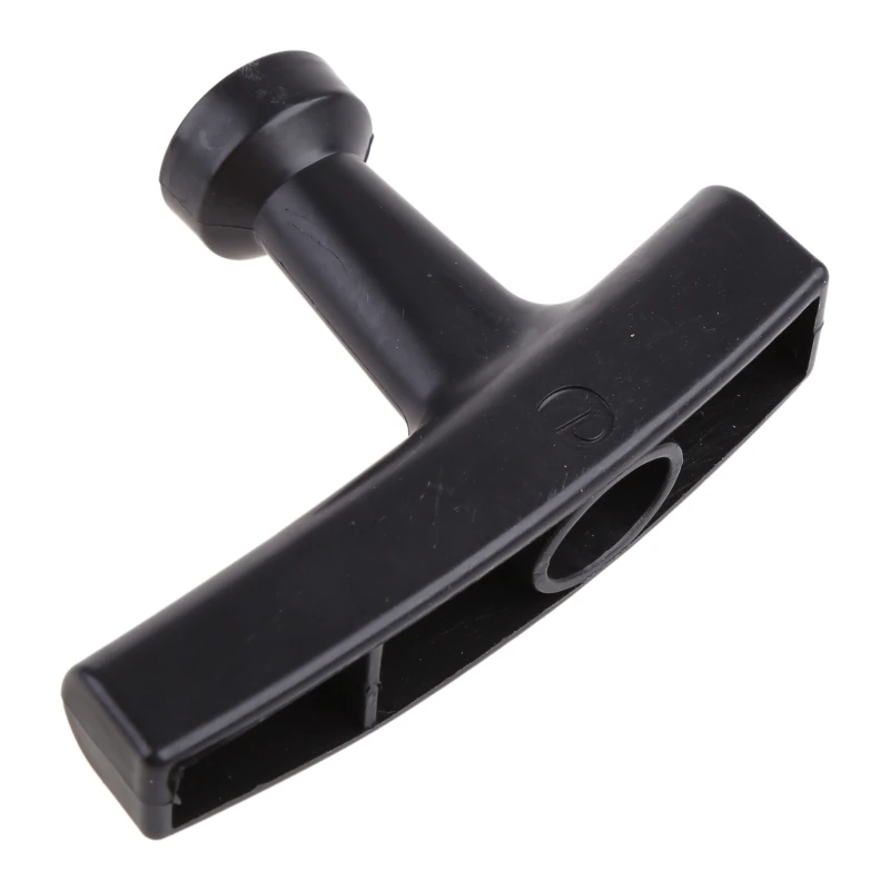 Startergriff, Rückstoßstarter, Zuggriff, Gartenwerkzeugteile für Rasenmäher, Generator, Kettensäge, bequem zu halten