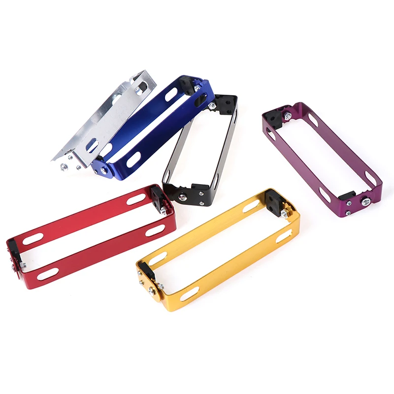 Aluminum Universal Motorcycle Adjustable Angle License Plate Bracket Holder