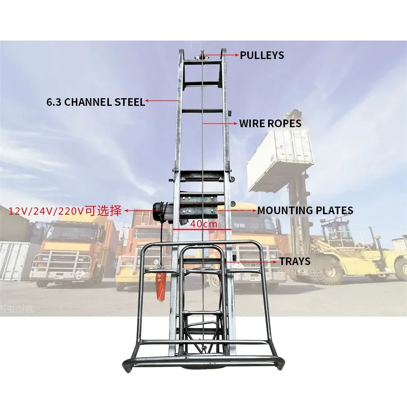 Automatic Vehicle-Mounted Loaders; Feed/Cement Loading and Unloading; Electric Freight Lifts; Folding Cranes(Customized)