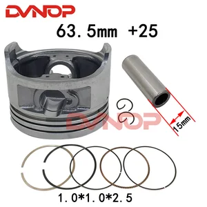 Motorrad 63,5 mm Kolben 15 mm Stiftring zum Zongshen200 Longxin200 Lifan200 CG196 CG200 CG 200 200CC -Ersatzteile 8 Hauptverkaufskurbelwelle CB500 - №6