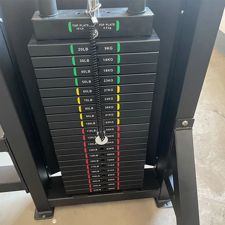 Gym Fitness Equipment Pin Loaded Dual Function Seated Lat Pulldown Machine High Low Row Pull Trainer Steel Function Machinepromo