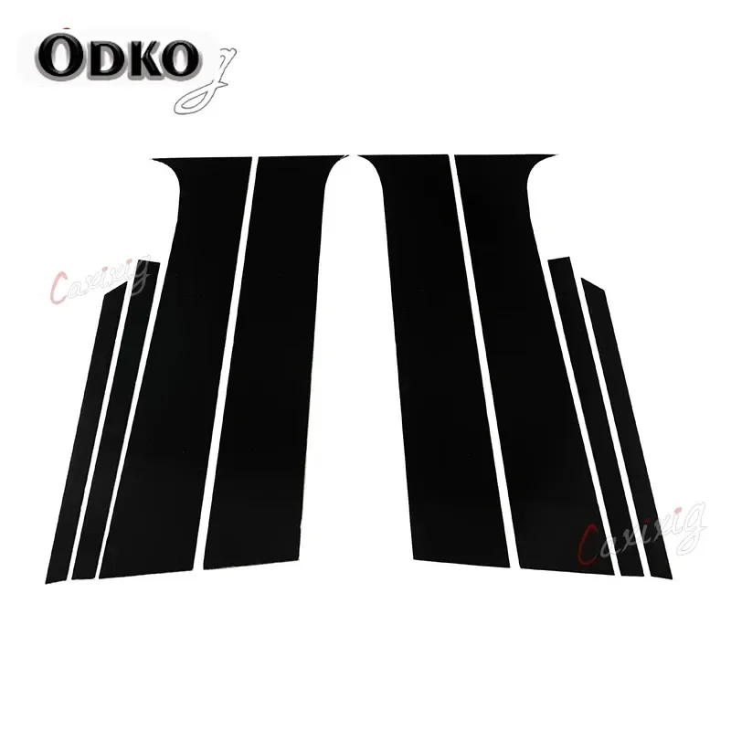 8Pcs/Set Car Pillar Posts for Chevrolet Trax 2015 2016 2017 2018 2019 2020-2022 Window Door Trim Cover Decoration Stickers