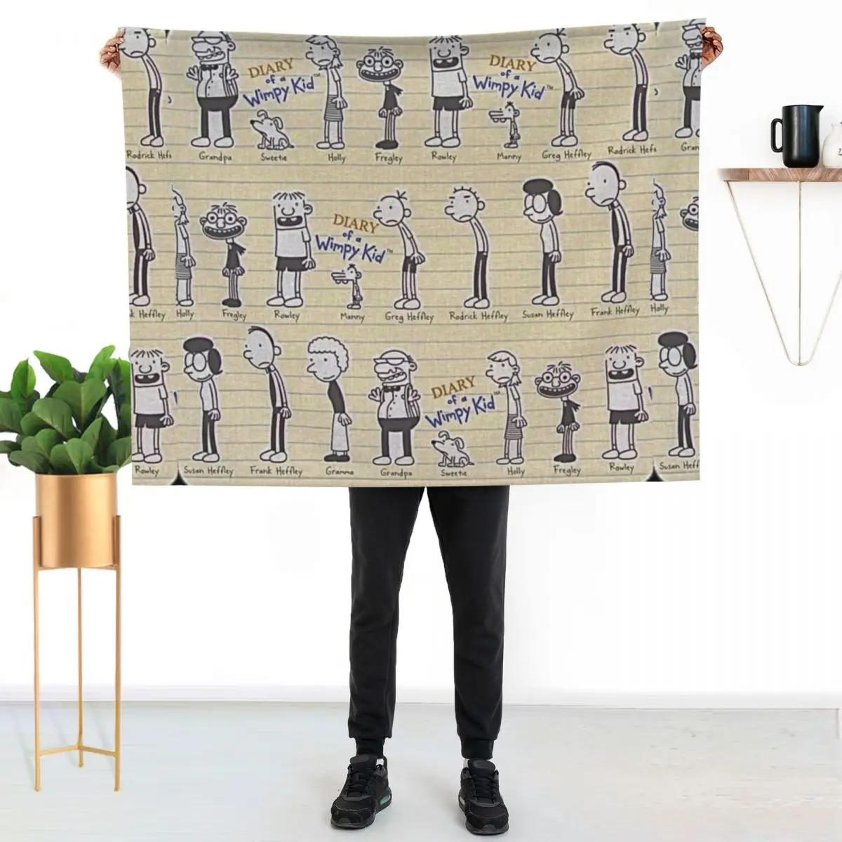 Diary of a wimpy kid (cast) Throw Blanket Camping Thermals For Travel Winter beds funny gift Luxury Thicken Vintage Blankets