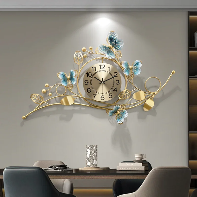 Fashion Design Wall Clocks Living Room Large Digital Luxury Modern Wall Watch Aesthetic Minimalist Reloj Pared Home Decoration